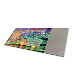 Hologram <b>Sticker</b> Custom Holographic Square <b>Logo</b> Sheets Evident DIY Packs Scratch-off Void PET Material Candle Use - Product Image 1