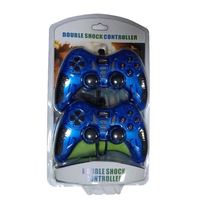 Joystick à vibrations double jeu qualifié RTS filaire USB 2.0 PC Gamepad Controller stock double choc joypad ordinateur portable de poche