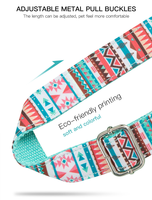 Ensemble collier et laisse pour chien imprimé style ethnique, kit de promenade pour animaux de compagnie, collier et laisse pour chien avec boucle argentée, dropshipping pour usage quotidien du chien