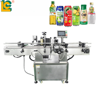 Machine d'étiquetage automatique à grande vitesse pour bouteilles et contenants ronds en verre et en plastique avec contrôle précis de l'orientation