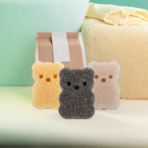 Éponge <span class=keywords><strong>Konjac</strong></span> au Charbon 100% Naturel en Forme d'Ours Mignon pour Enfants, Éponge Faciale Bébé <span class=keywords><strong>Konjac</strong></span> pour Nourrissons et Tout-Petits pour la Douche - Product Image 5