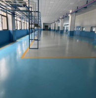 Peinture acrylique bicomposante auto-améliorante RHEIN pour sols, sans solvant et résistante à l'usure, faible odeur, pour espaces commerciaux, Guangdong