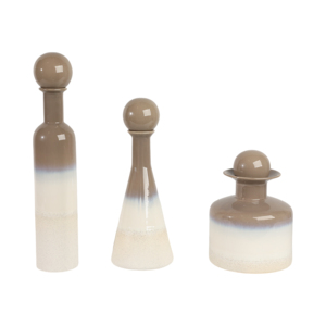 Vasi per Fiori in Ceramica con Finitura Ombré Contemporanea per Soggiorno, Ufficio e Centrotavola - Product Image 2