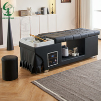 Fauteuil de Spa Capillaire Jincheng 2026 au Design Japonais Moderne, Lit Multifonctionnel pour Salon de Coiffure avec Fonction Vapeur et Soins du Visage