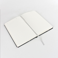 Cuaderno de Tapa Dura de PU con Lazo de Rosa Floral Negro, Banda Elástica, Estética Coqueta, Diario Personalizado, Papelería