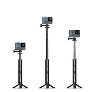 UURig TP-04Action camera handle hero9 8 7Action1/2,5000Ma power bank camera processor tripod selfie stick wholesale