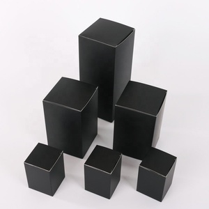 Maßgefertigte Schwarze Luxus-Faltbare Geschenkkartonage Abbaubar und Umweltfreundlich für Kameras mit Prägedruck - Product Image 4