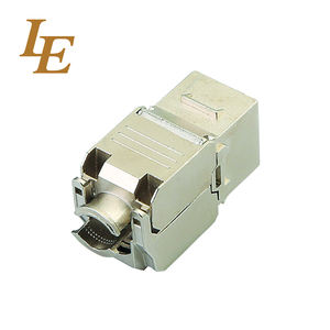 Conector Keystone Cat5e sin Herramientas, Conector Keystone UTP con Obturador para Redes - Product Image 2