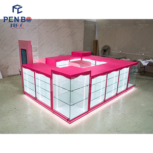 Nhà máy cung cấp tùy chỉnh sang trọng nến cửa hàng hiển thị Showcase bán lẻ nước Hoa Nến kiosk thiết kế nhỏ nến kiosk cho trung tâm mua sắm - Product Image 1