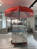 Remolques de cocina móviles TUNE China, carrito de hot dogs con equipo de cocina personalizado