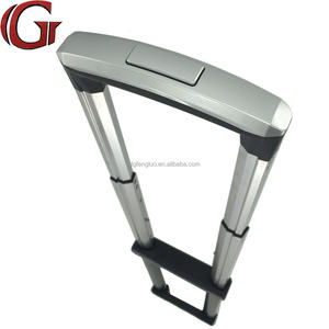 高レベルモダンアルミ合金荷物袋トロリーハンドルIthプラスチック装飾継手荷物プルバッグトロリーハンドル - Product Image 2