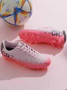 Новейшие цветовые варианты футбольных бутс AG TF с шипами, прочная конструкция, подошва с высоким сцеплением, удобная посадка, для тренировок - Product Image 6