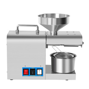 Presse à huile automatique en acier inoxydable de qualité alimentaire pour la cuisine domestique et l'extraction d'huile à petite échelle commerciale - Product Image 1