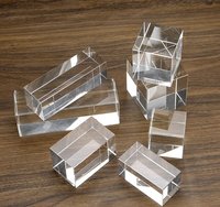 Cubo de Cristal Ecológico en Forma de Corazón K9, Grabado con Serigrafía, Tallado y Grabado Láser 3D, Colgante para Auto