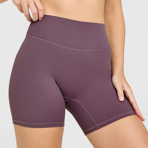 Pantaloncini da <span class=keywords><strong>Donna</strong></span> di Alta Qualità per Palestra e Fitness, Senza Linee Visibili, Push-up, per Corsa e Ciclismo - Product Image 4