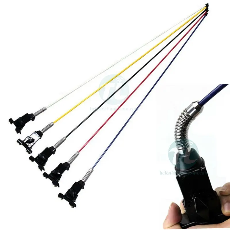 1m 1.5m 2m Long Car Decorative Dummy antenna Yellow Red Blue Black White Colorful Antenna