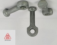 Ancre de levage en acier galvanisé robuste pour béton préfabriqué, conception à tête forgée, capacité 1T-25T, résistance à la cisaillement 5000 lb, M12