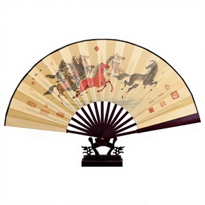 พัดงานแต่งงานแบบพับได้ ทำจากไม้แกะสลักธรรมชาติ ประดับด้วยลูกปัดไหมแอฟริกาตะวันตก พร้อมถุงออร์แกนซ่าสำหรับเป็นของขวัญ - Product Image 4