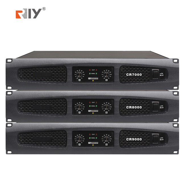 2U CR9000 Professional Sound Power Amplifier 1000w