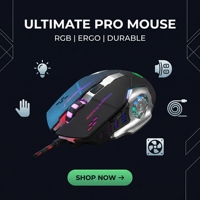 Ratón Inalámbrico RGB para Juegos, Recargable, Ergonómico, Diseño FPS, Botones Programables, Carcasa Metálica, Retroiluminación LED para PC y Portátiles