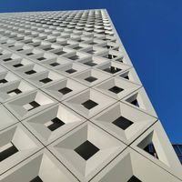 Panneaux de façade en aluminium découpés au laser sur mesure, panneau mural extérieur pour murs-rideaux, revêtement mural métallique extérieur de haute qualité