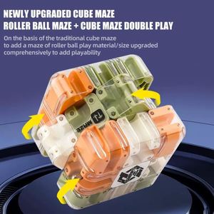 Cubo Mágico 3D, Juguete Antiestrés con Bola Rodante para Niños, Rompecabezas de Laberinto, Material de PC, Caja Educativa - Product Image 6