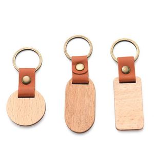 Porte-clés personnalisés écologiques pour le marketing, porte-clés en bois avec logo personnalisé, cadeaux promotionnels d'entreprise, porte-clés en bois - Product Image 2