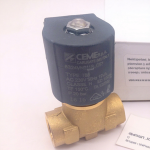 Válvula Solenoide Ceme 8324VN011S C57 AC230V 50Hz, Puerto de 1/4 Pulgada, Válvulas de Control de Temperatura Normal - Product Image 1