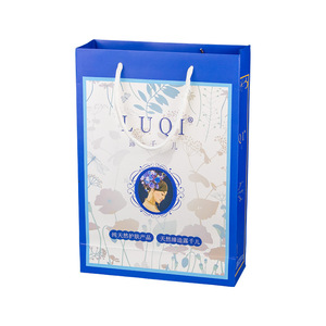 Tùy chỉnh in sang trọng tông mua sắm túi giấy với logo Ribbon xử lý cho quần áo giày - Product Image 3