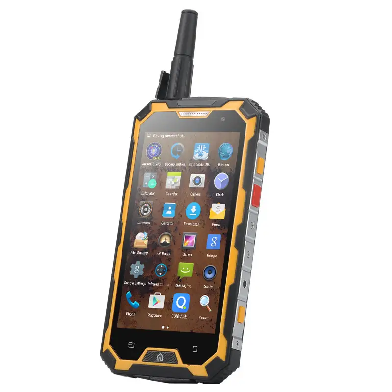 Walkie Talkie Walkie walkie 3 Вт водонепроницаемый IP68 4G LTE Walkie Talkie WiFi Blue tooth POC Radio 4 + 64G Android Walkie talkie