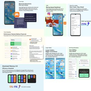 Original 6,6 pulgadas Blackview Oscal FLAT 2, 4GB + 128GB, Doke OS 4,0 Basado <span class=keywords><strong>en</strong></span> Android 14 Unisoc T606 Octa Core, Red: 4G - Product Image 6