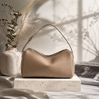 Sac à bandoulière de luxe léger en cuir véritable, style japonais-coréen, grande capacité, pour femme, collection 2026
