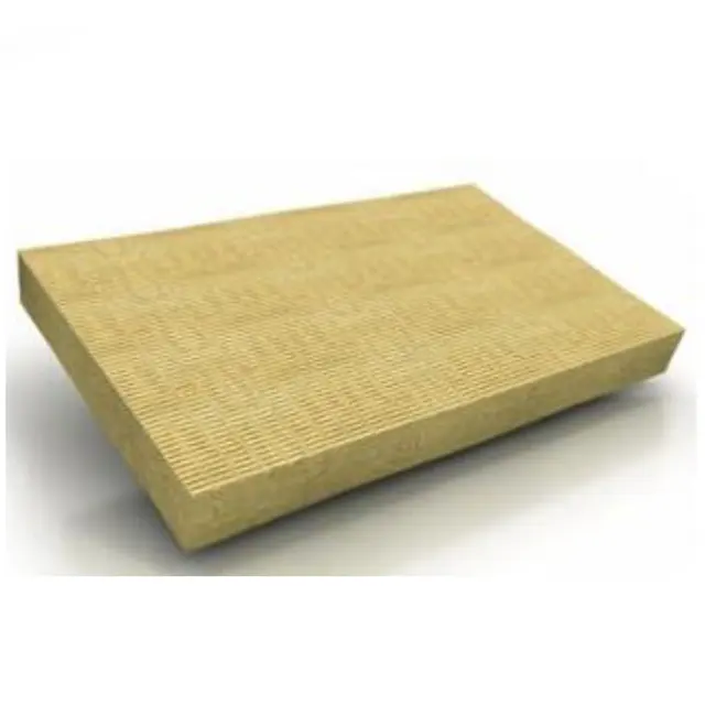 Placa de isolamento de lã de rocha Placa de lã mineral de alta densidade Placa de lã de rocha