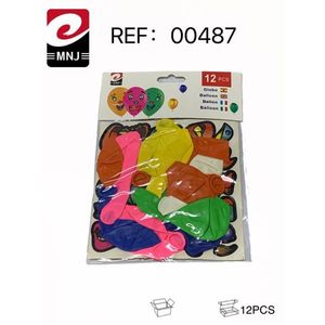 MNJ Balloons 12Pcs Assorted Colors Party Decoration - Product Image 1