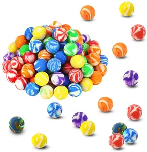 Groothandel Goedkope Hoge Bounce 27 Bouncy Ballen Mix Bulk Bouncybal Promotie Stuiterende Rubberen Ballen Speelgoed
