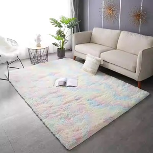 Alfombras <span class=keywords><strong>de</strong></span> área <span class=keywords><strong>de</strong></span> felpa tejida antideslizantes personalizadas <span class=keywords><strong>de</strong></span> fábrica, teñidas a mano, blancas y verdes lisas, para uso doméstico en sala <span class=keywords><strong>de</strong></span> estar, estudio, oración, ventana, balcón - Product Image 4