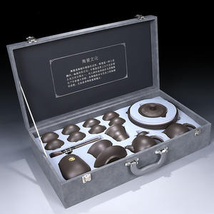<span class=keywords><strong>Service</strong></span> à thé de luxe chinois Zisha <span class=keywords><strong>Service</strong></span> à thé à domicile exquis pour un kit <span class=keywords><strong>complet</strong></span> <span class=keywords><strong>en</strong></span> céramique de divertissement sophistiqué - Product Image 3