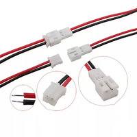 Connecteur de câble mâle/femelle JST PH 2.0, pas de 2,0 mm, 2 broches, 2/5/10 paires, micro JST PH 2P, prise, bornes, fil 26AWG, 10 cm