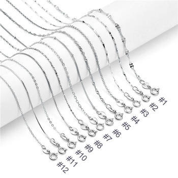 Wholesale 925 Sterling Silver Trendy Pendant Necklace Cuban Cross Snake Singapore Box Link Chain for Women 2022 Custom Jewelry