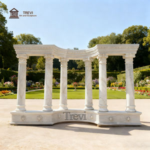 TREVI <span class=keywords><strong>prix</strong></span> usine maison villa projet de construction décoratif grande pierre naturelle <span class=keywords><strong>marbre</strong></span> <span class=keywords><strong>blanc</strong></span> <span class=keywords><strong>colonne</strong></span> romaine pilier - Product Image 2