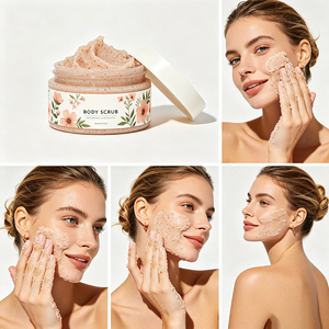 Recipientes vacíos coreanos para baño, para productos hechos a mano, materiales individuales Vigor Vera, tarros para exfoliante facial <span class=keywords><strong>de</strong></span> azúcar y burbujas - Product Image 4