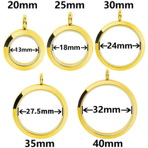 Fashion Jewelry Diy <strong>Floating</strong> Glass Memory <strong>Locket</strong> <strong>Charm</strong> Pendant Stainless Steel Glass Picture Box Pendant - Product Image 4