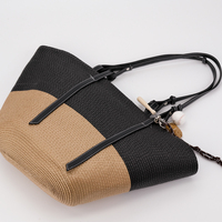 Femmes 2025 nouveau été voyage plage sac fourre-tout grande capacité tressé paille unique sac à bandoulière grand sac
