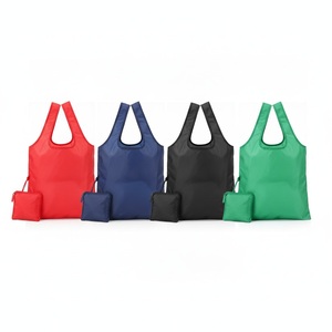 Bolsa de Mano Plegable de Poliéster con Bolsa con Cierre y Lazo para Llavero, Impresión a Todo Color, Logotipo Personalizado, Transferencia Térmica, Promocional, al por Mayor - Product Image 4