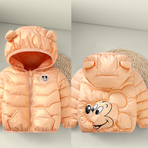 Casual Winter Polyester Tops pour Hommes Femmes Bébé Infantile Catégorie <span class=keywords><strong>Mickey</strong></span> Cartoon Design Zipper Closure Ear-Free Flashing Lights - Product Image 2