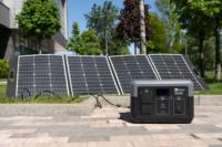 Stasiun Tenaga Portabel Aufiner 1024Wh 1500W LiFePO4 Generator Tenaga Surya Cadangan Daya Darurat untuk Rumah, Kemah, dan Aktivitas Luar Ruangan