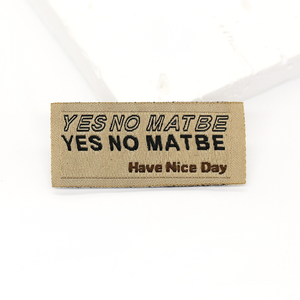 Nhãn Hiệu Dệt Cổ Gấp Được Có Đầu Logo Thương Hiệu Tùy Chỉnh Mật Độ Cao Nhãn Cho Quần Áo - Product Image 2