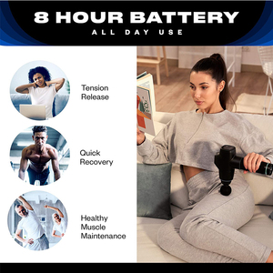 BK 2022 מיני חם קר אמזון masajeador הודעה מכשירים 16mm עמוק שרירים 30 מהירות עוצמה כלי הקשה רקמות עיסוי אקדח - Product Image 4