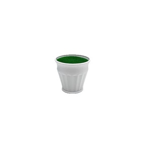 Mini pot de fleurs rond en plastique de 7 cm de hauteur, surface floquée, décoration de plantes de bureau, support pour plantes vertes - Product Image 5