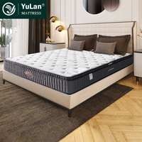 Meilleur prix, matelas en mousse à mémoire de forme à ressorts ensachés de haute densité Euro de 12 pouces, 3/5/7/9 zones, pour une bonne nuit de sommeil, chambre d'hôtel moderne